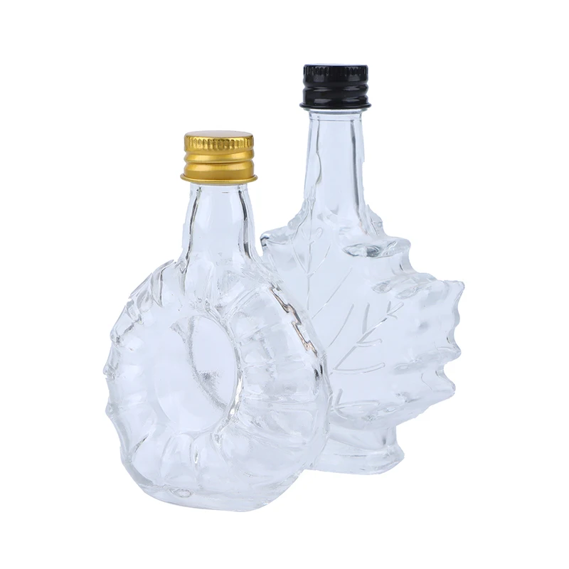 Description Picture 2 of item50ml Transparent Glass Lead-free Decanter With Cover For Liquor Scotch Small Wine Bottle Glass Beverage Bottle Accessories New