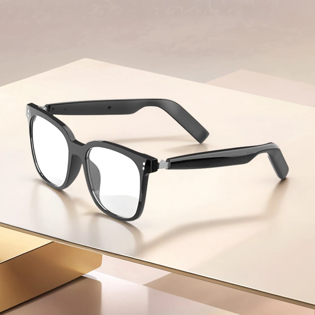 AI Smart Translate Eyeglasses BT 5.4 Call Intelligent Translator Glasses Rechargeable Audio Music Call Sunglasses for Men Women