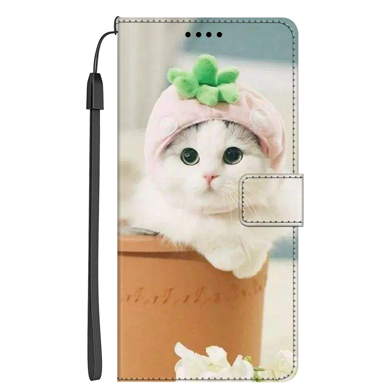 Leather Flip Magnetic Stand Card Holder Phone Case - Shockproof Bumper Cover