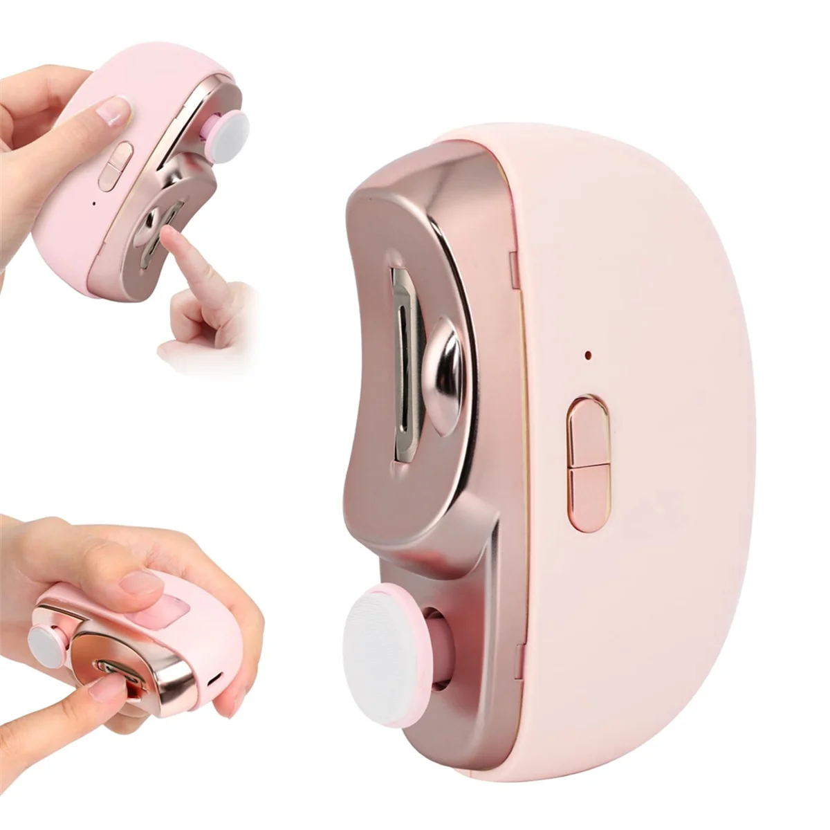 SEMOIC 3 in 1 Electric Nail Clippers, Electric Polishing Automatic Nail Clippers 2 Adjustable Speed Trimmer