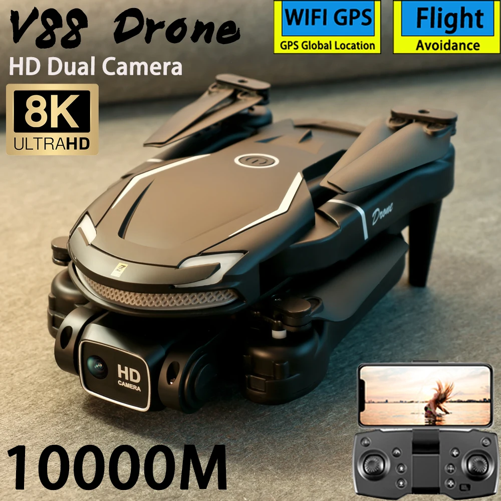 Drone ZUIDID V88 Avec Caméra 8K - Photographie Aérienne HD - Neuf