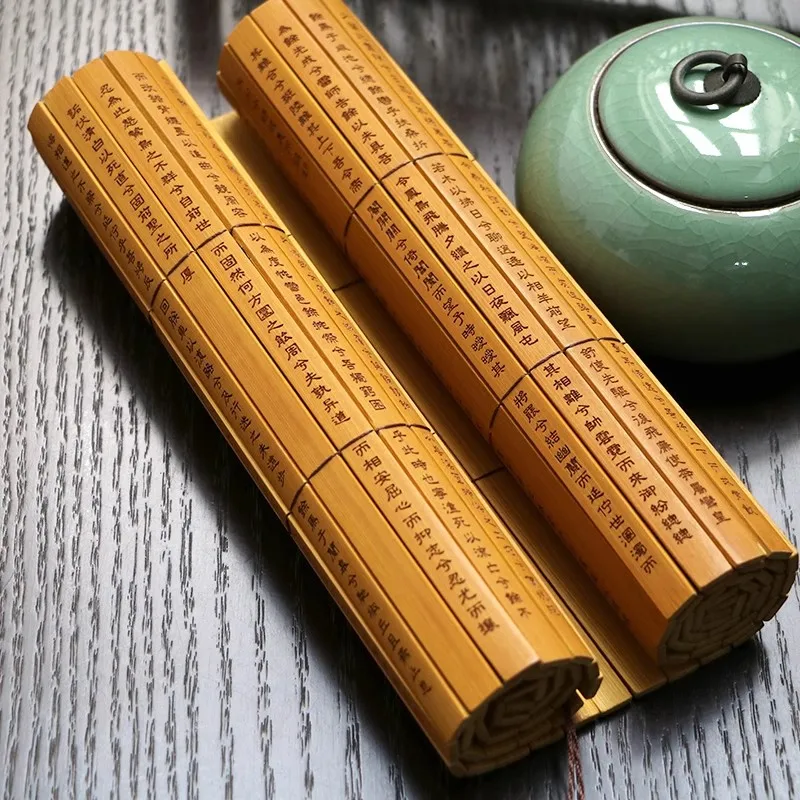 Traditional gift bamboo slips with Chinese style characteristics Li Sao Bamboo crafts