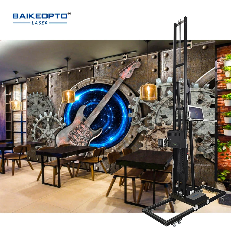 Baike 고해상도 UV 더블 엔드 DX10 3D 다이렉트 투 월 드로잉 잉크젯 프린터, 핫 세일 