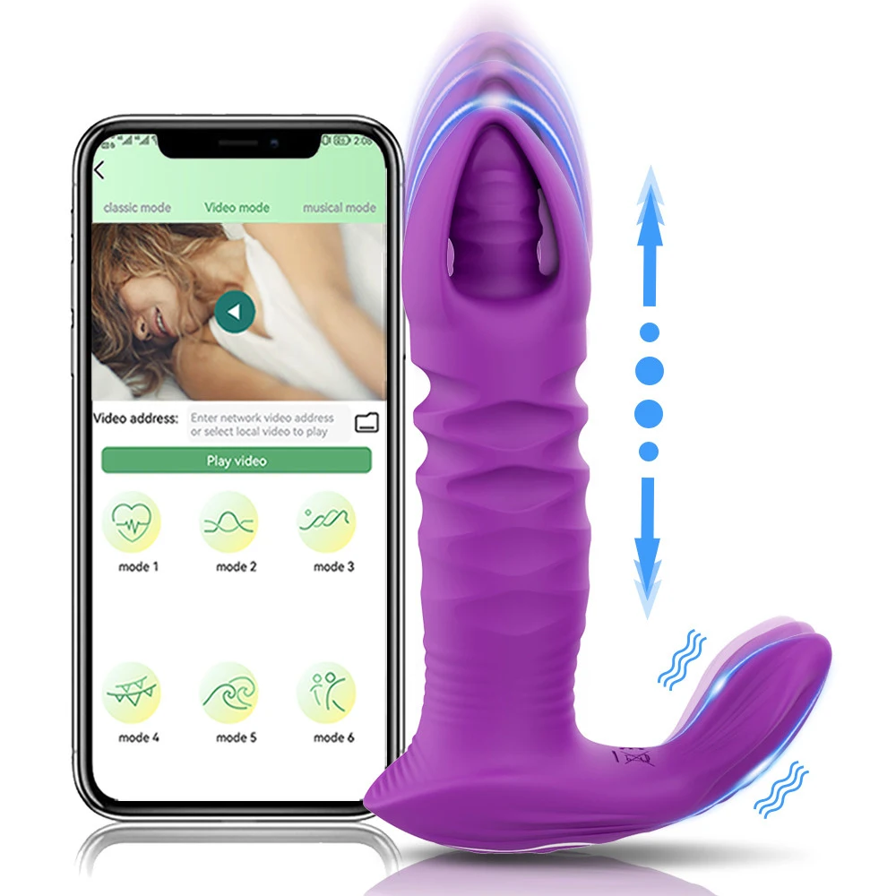 Anal Butt Plug Vibrator Drahtlose Bluetooth App Gesteuert Stieß Dildo G Spot Klitoris Stimulator Sex Spielzeug für Frauen 1