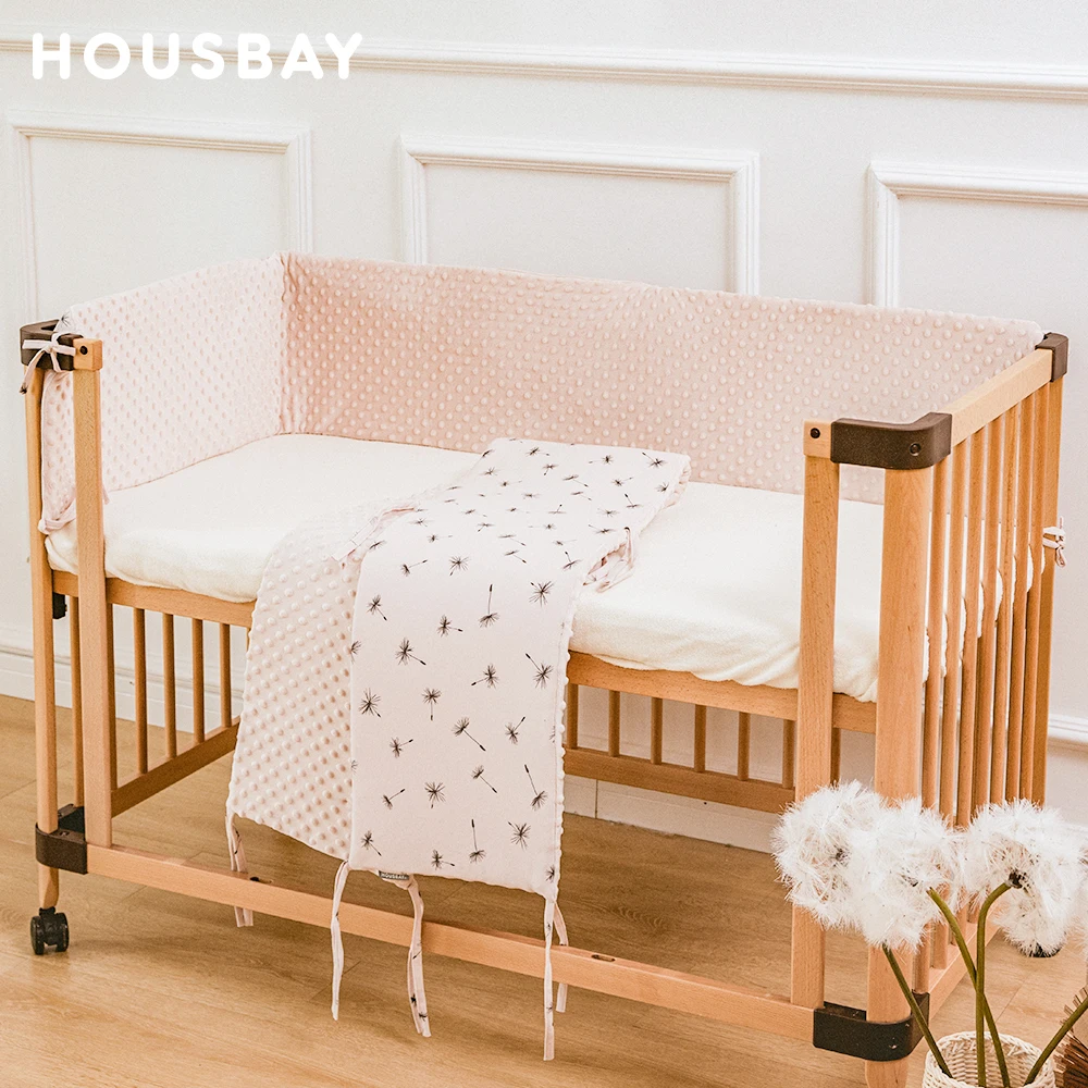 Baby Bumper For Crib 0-3T Baby Bedding Sets Washable Winter Spring Double Sided Design Anti-Collision Crib Bumper 180*28Cm 1Pc