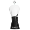 White Premium Leather Birdie Golf Head cover Elegant EmbroideryHigh Quality Golf club Driver Head Covers Fariway Wood CoversHybr 4