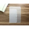 2 Pcs/set Elastic Transparent Seperator Base Plate For A5 Personal A7 Spiral Rings Notebook 6 hole Loose Leaf Diary Journal 1