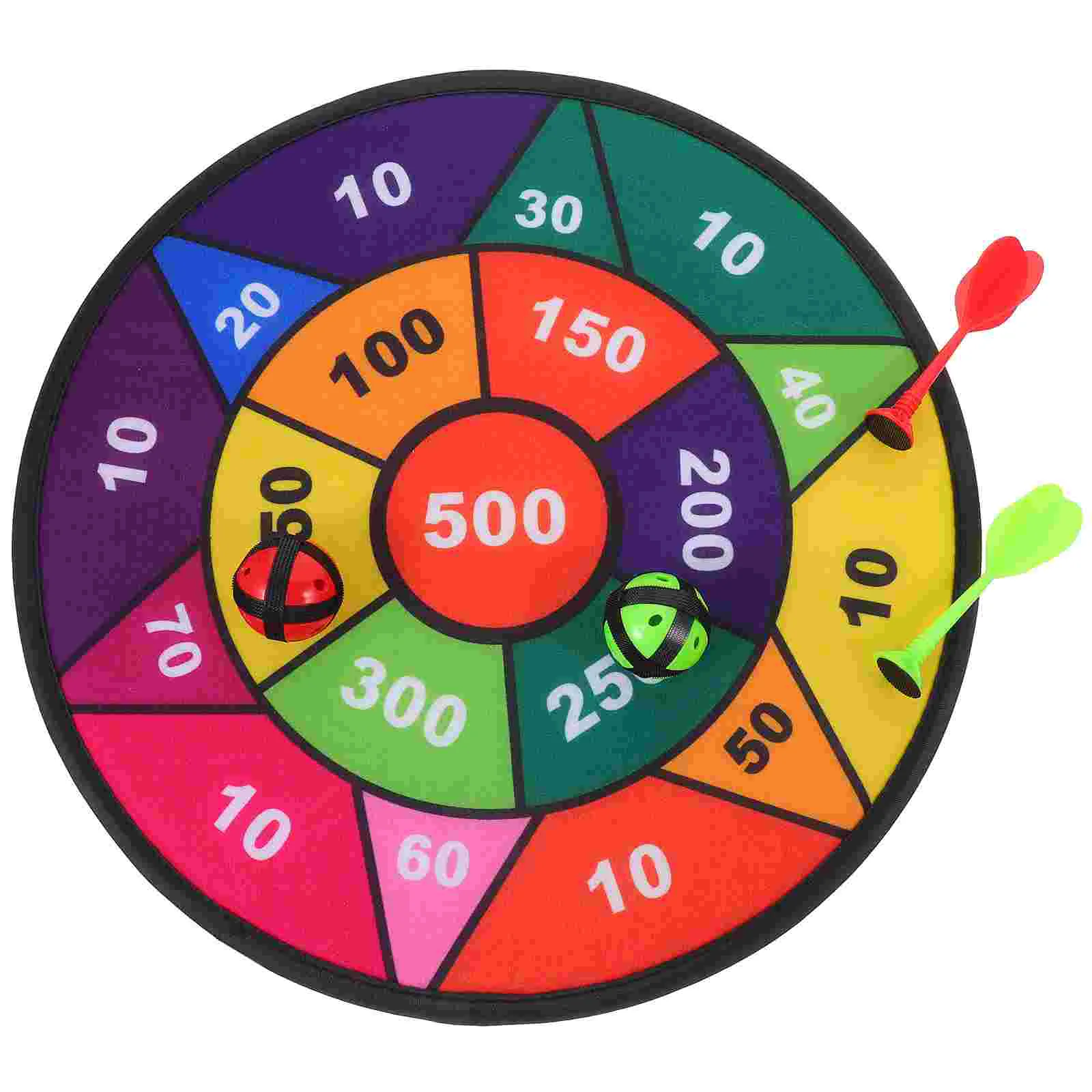 

1 Set of Toddlers Dart Board Game with Sticky Balls Kids Dart Board Game Toy