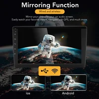 Autoradio GEARELEC 2DIN Android 14 9 pouces Lecteur multimédia de voiture Android Auto Carplay GPS universel Audio Stéréo FM WIFI BT Écran tactile HD 8
