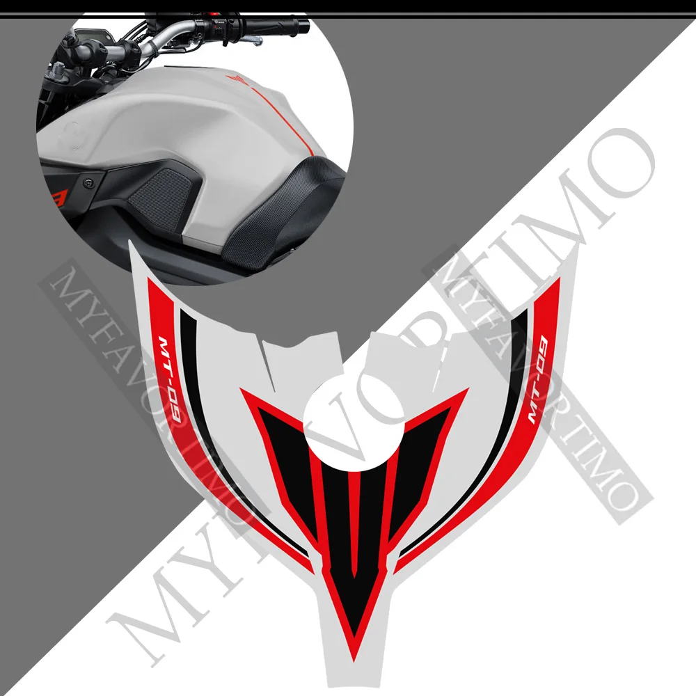 Tank Pad Protector For Yamaha MT09 MT FZ 09 Stickers Fairing Motorcycle Knee Decal Fender Windshield 2016 2017 2018 2019 2020