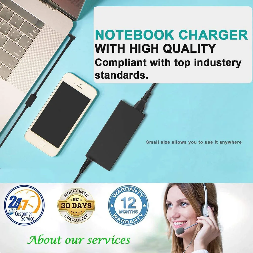High-Performance 65W AC Laptop Charger for Acer Aspire Series