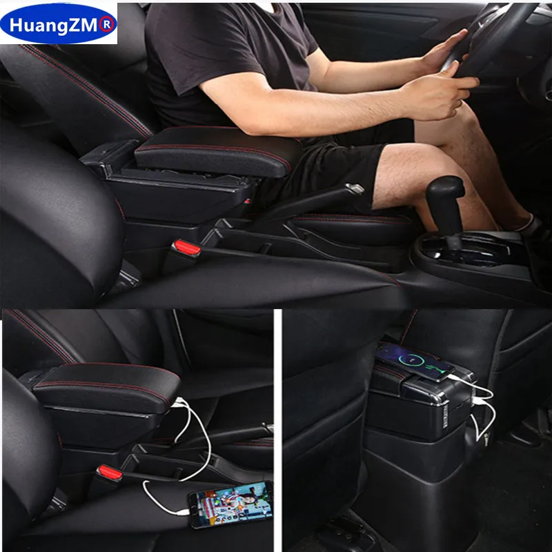 Toyota Avanza Armrest For TOYOTA AVANZA 2016 자동차 팔걸이 상자 인테리어 특수 개조 부품 액세서리 센터 보관함