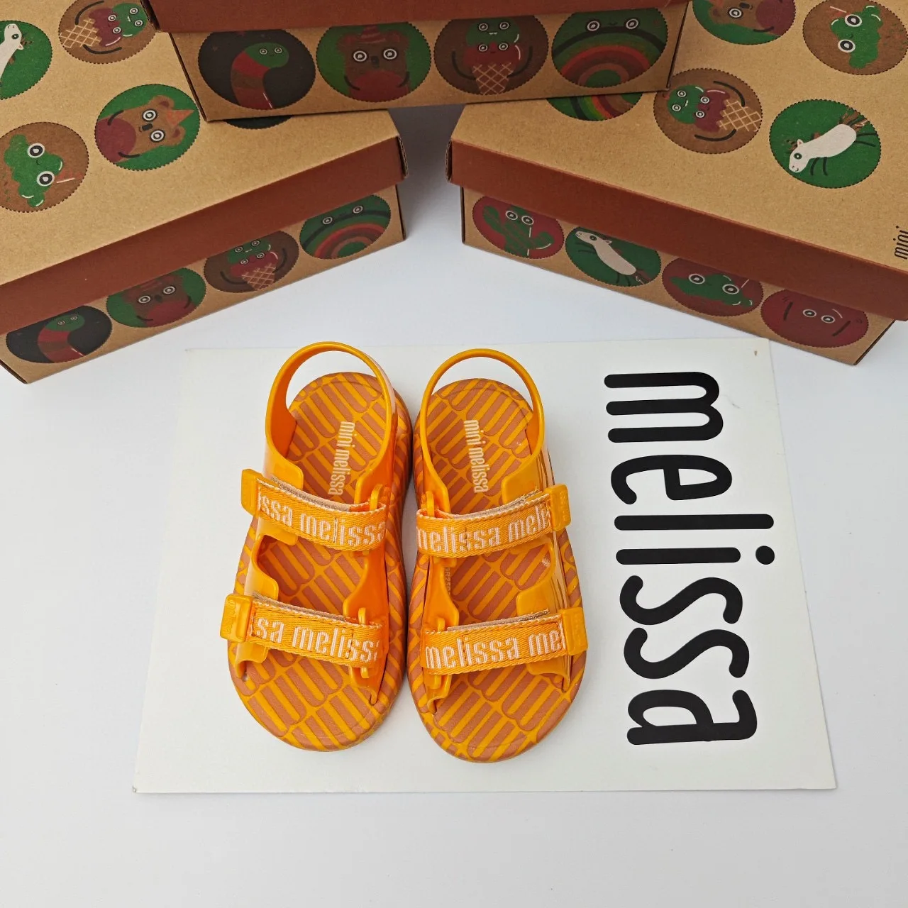 Mini Melissa Boy and Girl's Summer Sandals Fashion Children Jelly