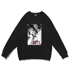 

Manga Cartoon Tomie Kawakami Pullover Anime Ito Junji Pullovers Men Women Fashion Harajuku Sweatshirt Unisex Cotton Streetwear