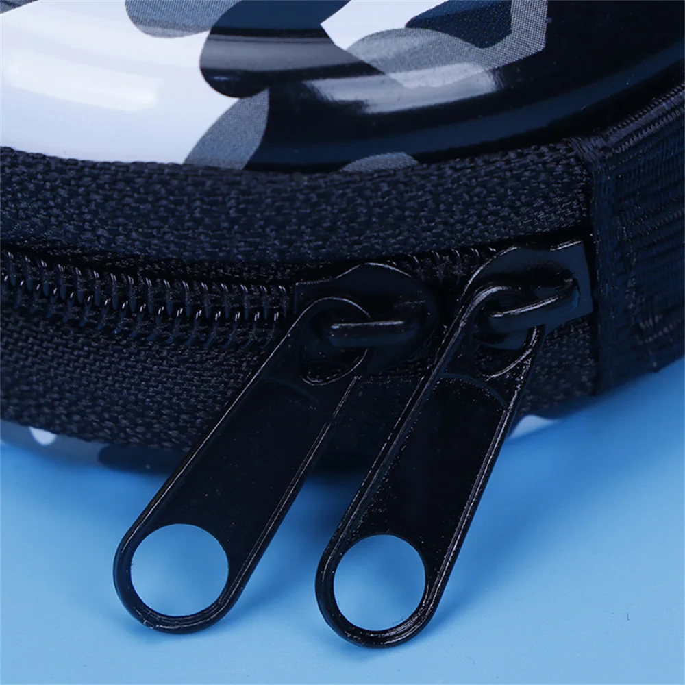 Tactical Camouflage Round Coin Purse Mini Pouch Key Wallet Holder Keychain Women Men Zipper Pocket Outdoor Key Storage Money Bag