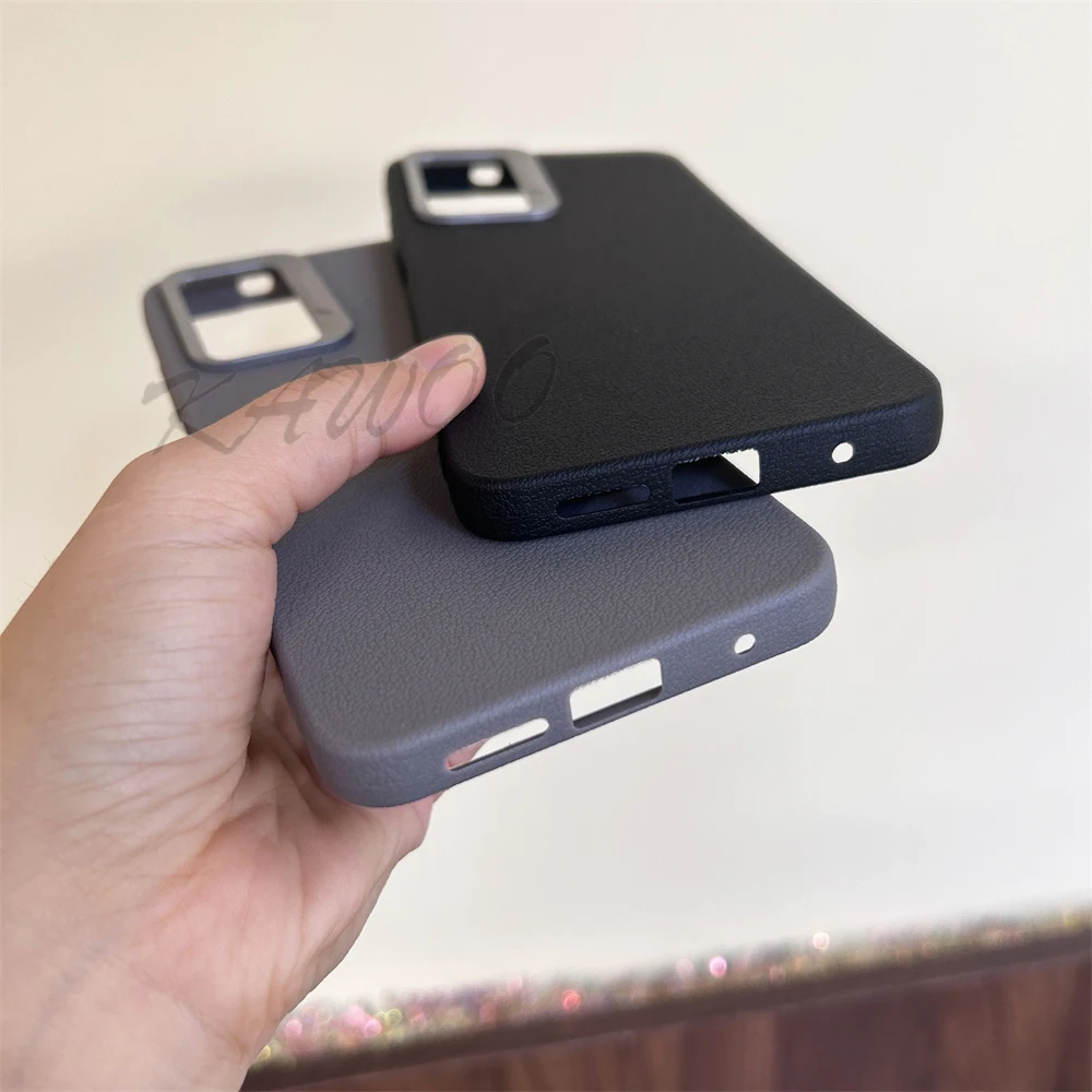 Leather Skin Soft TPU Slim Shockproof Phone Case Cover