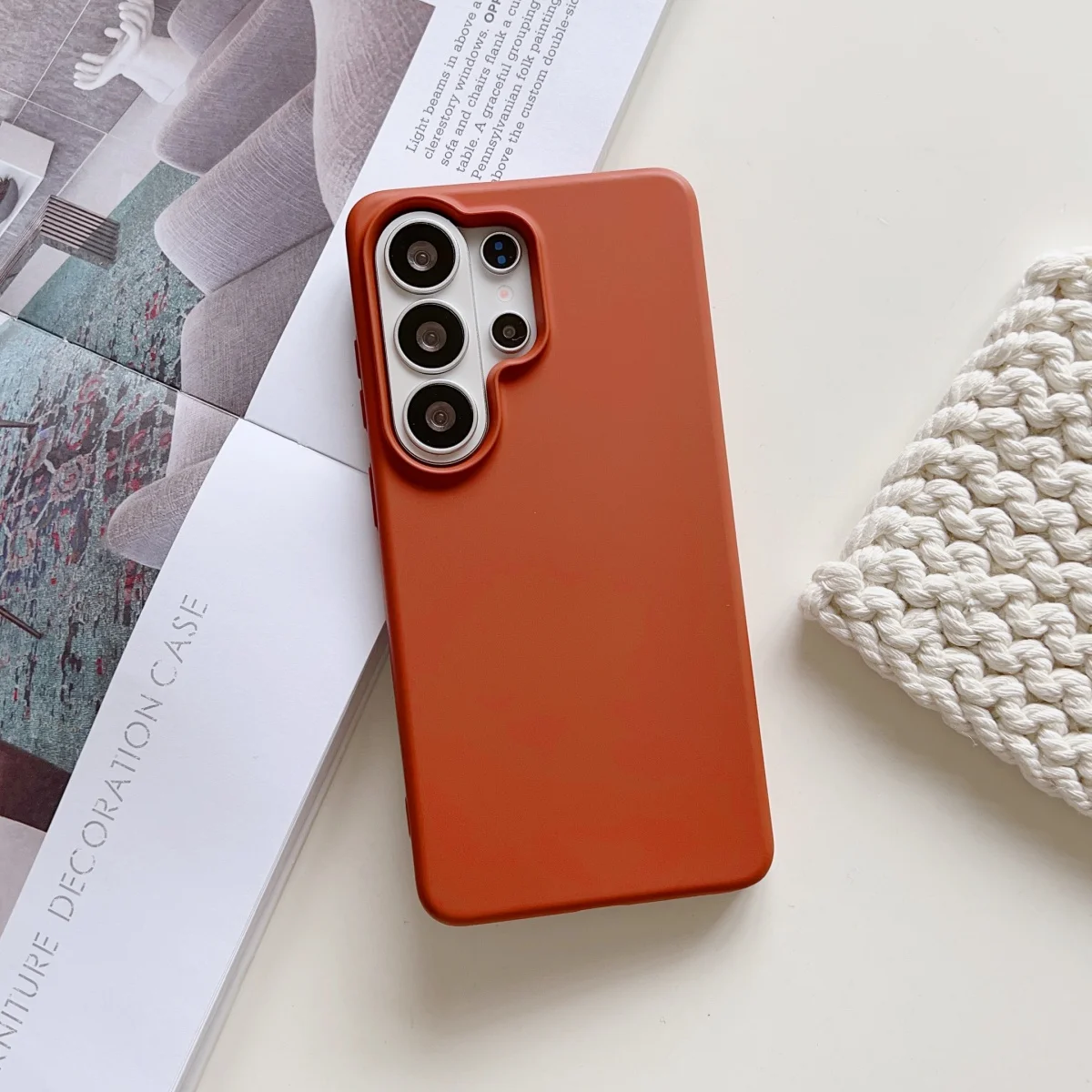 Premium Liquid Silicone Shockproof Phone Case - Solid Color Cover