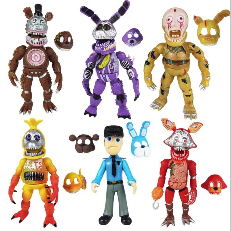 Искусственная аниме-фигурка маска в стиле Five Night At Freddy Fnaf милый медведь Бонни