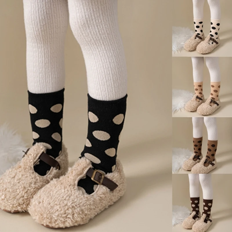 

1 Pair Kids Thickened Cotton Socks Autumn and Winter Warmth In Tube Socks Daily