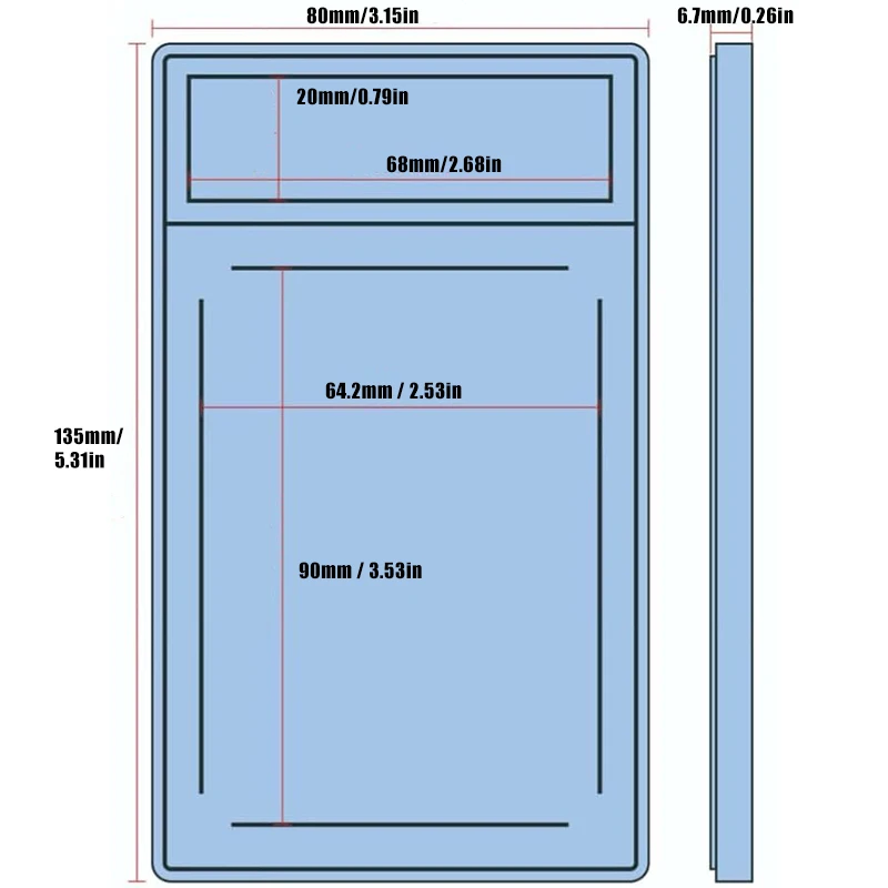 Trading Card Protector with Snap Closure Removable Graded Card Holder Durable Plastic Case Rating Slab