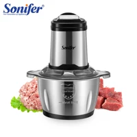 "Sonifer Food Chopper SF-8115 .1.8L high quality stainless steel container .New S blade chopping design 1