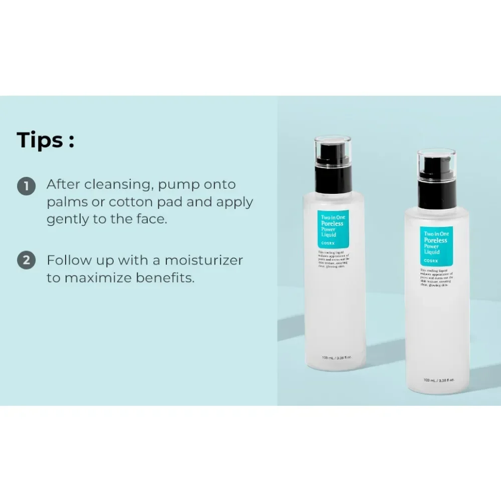 pore toner essence faicial moisturiser smooth skin Korean Skincare cosrx no pores glass silky