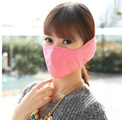 Thickening of mouth cover to keep warm in winter the cold cycling winter wind and male and female children masks multi-color opt