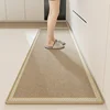 Long Kitchen Floor Mat Home Hallway Corridor Non-slip Carpet Soft Wear-resistant Antislip Foot Mats Bedroom Bedside Rug Alfombra 1