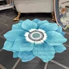 Flower-shaped Chair mat Non-slip Carpet Bedroom Decor area rugs Living Room Decoration Washable Lounge Rug Cloakroom Bath Mats 2