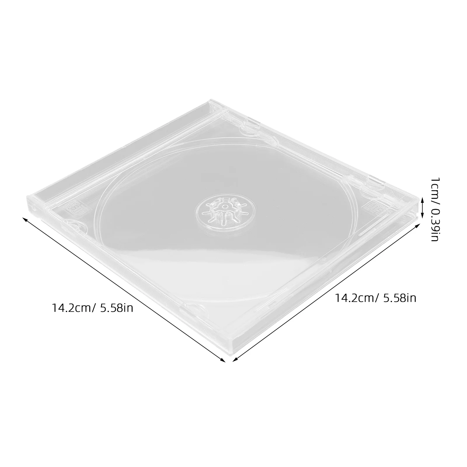 Cases Cd Bags Jewel Boxes Dvd Storage Slim Holders 6 Pcs For Protection Home Office Use