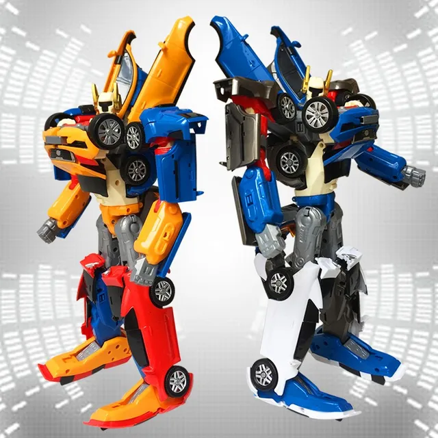 No Box 3 In 1 Transformation Robot Action Figure Toy Car Toys Cartoon Animation Model Set For Boys Birthdays Gifts 1