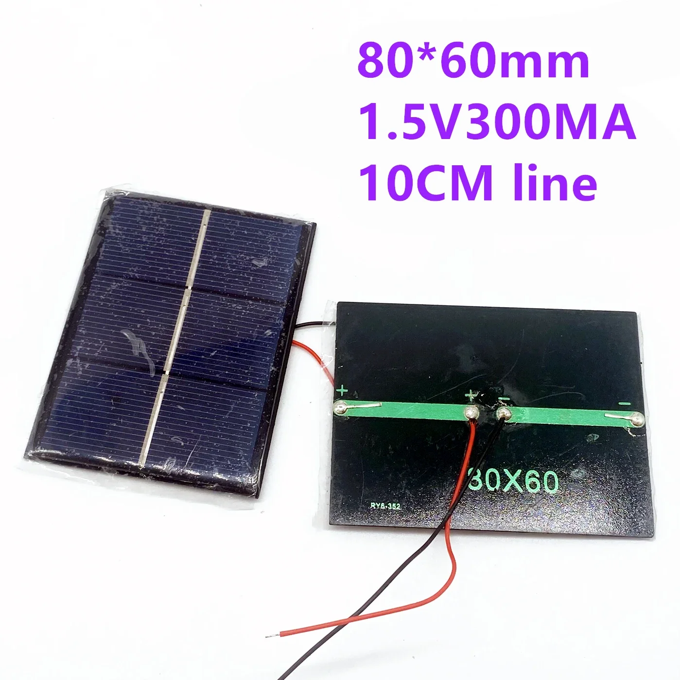 ตัวเลือกสินค้า แผงโซลาร์เซลล์พกพา ชาร์จแบตเตอรี่กลางแจ้ง ขนาดเล็ก 5V 6V