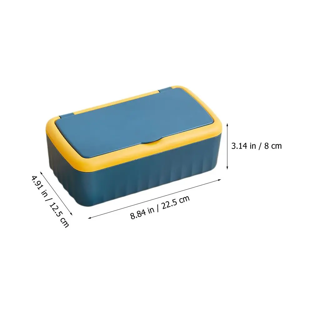 Dustproof Wet Tissue Box with Lid Baby Nappy Wet Tissue Storage Holder Dispenser for Home Car Office Paper Organizer 1Pcs