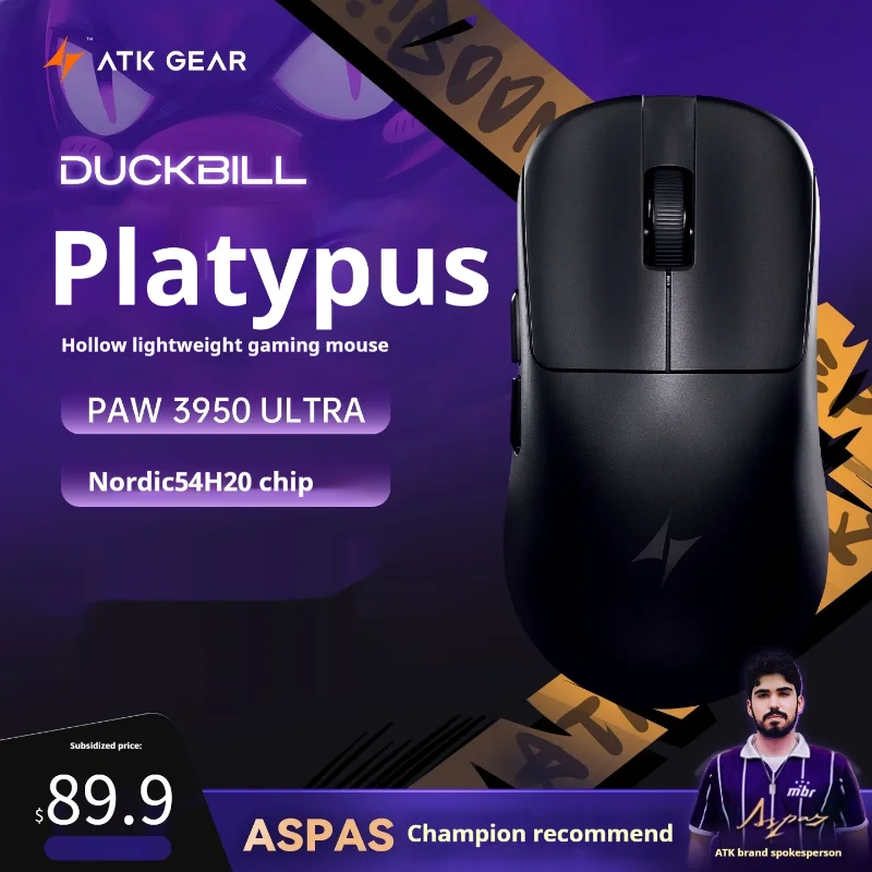 ATK Sky Duckbill Mouse Wireless Dual-mode PAW3950 Ultra