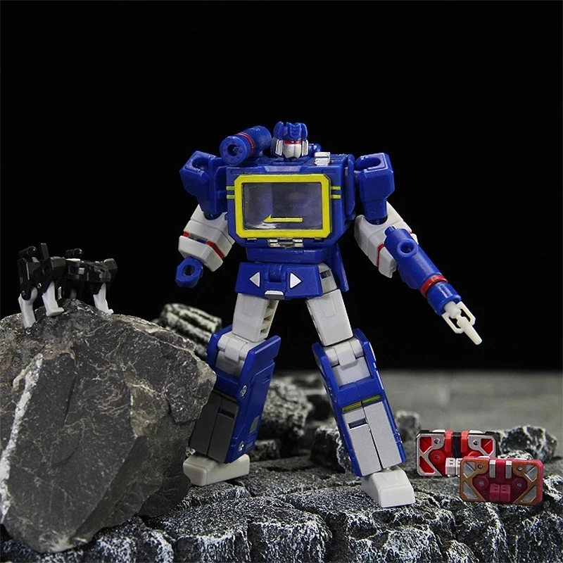 

Transformation Soundwave PT-04 PT04 Tape G1 Mini Pocket Toys KO DX9 Robor Action Figure With BOX IN STOCK