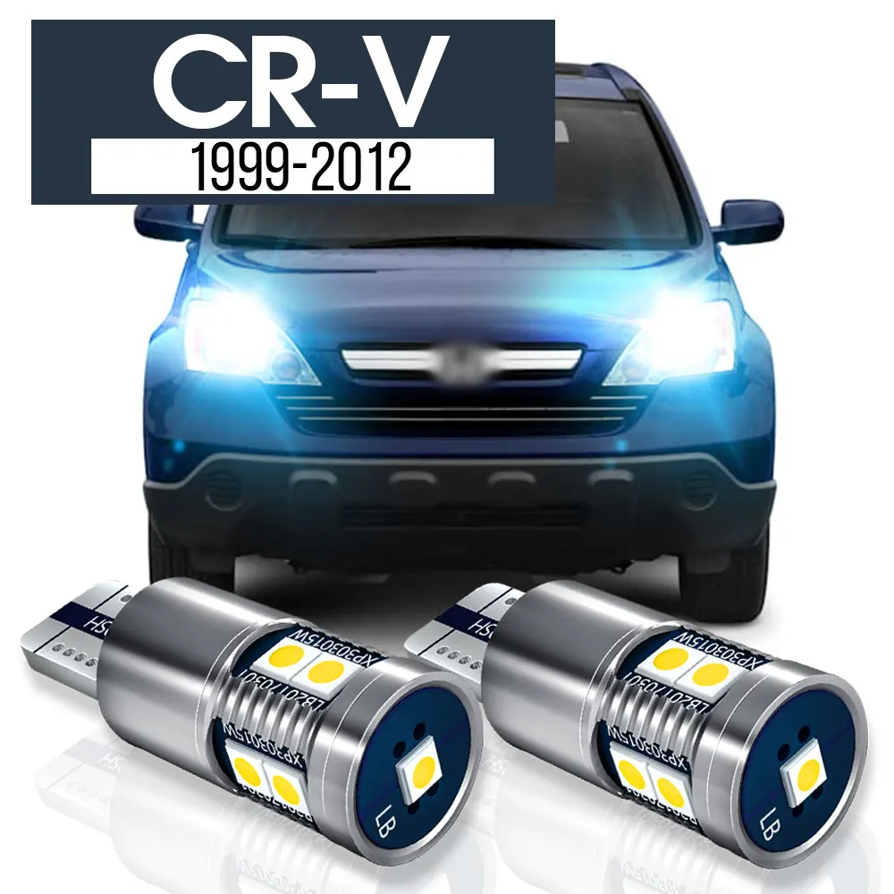 Светодиодная парковочная лампа, 2 шт., аксессуары для габаритных огней, Canbus для Honda светильник CR V CRV 1999-2012 2004 2005 2006 2007 2008 2009 2010