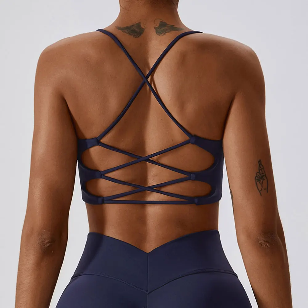 Plus Size Xxxl Push Up Sports Bra Women Adjustable Back Buckle Nylon Print  Yoga Underwear Gym Workout Bra Crop Top For Fitness - Sports Bras -  AliExpress