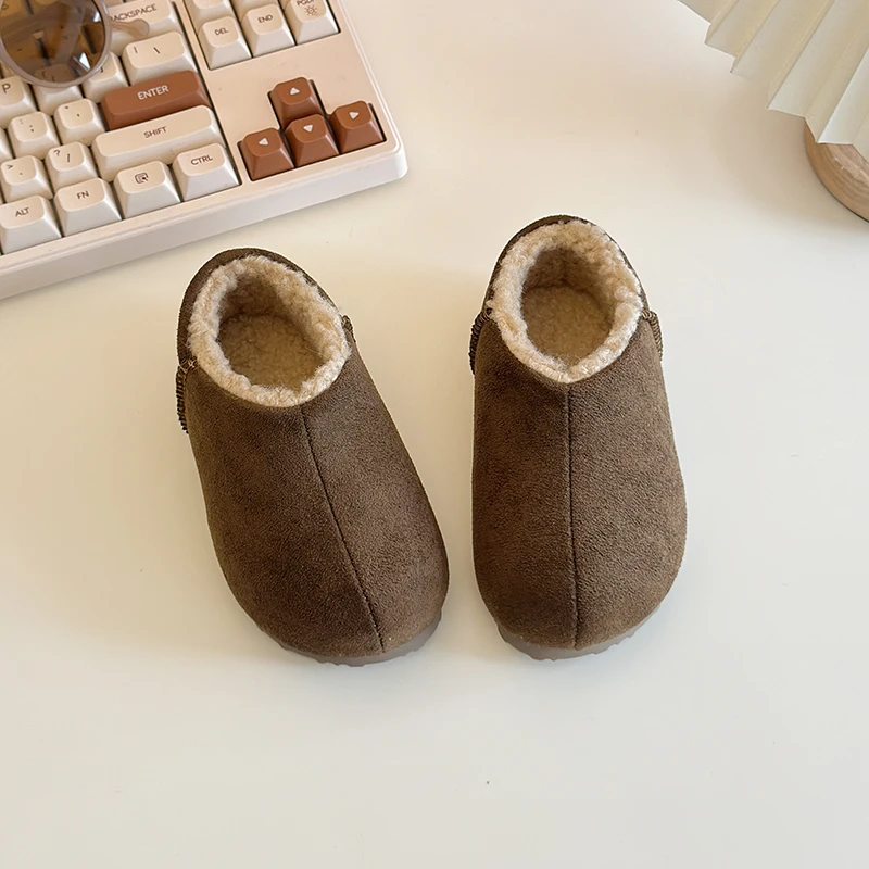 Warm Cotton Kids Loafers Winter Shoes