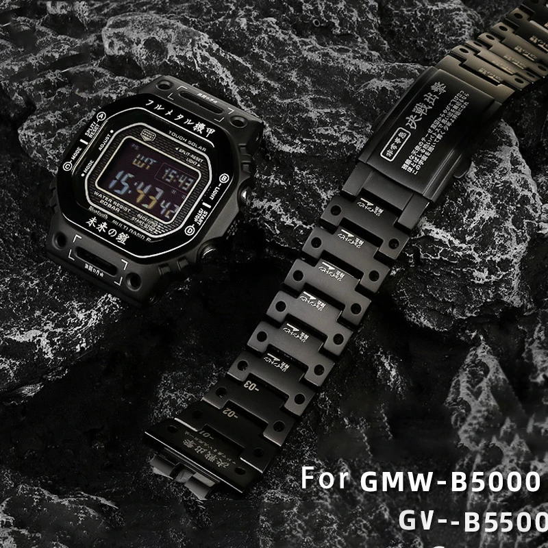 For Casio G-SHOCK GWM-B5000 DW5600 5610 Modified Stainless stee