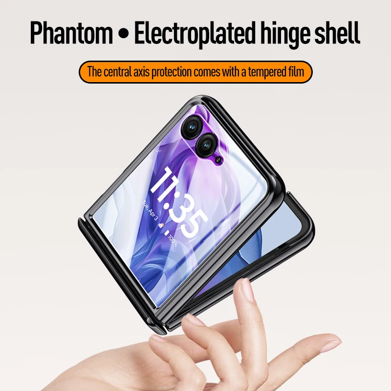 Ultra Plated 360° Protective Anti-Drop Phone Case with Tempered Front Film