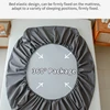 Waterproof Fitted Bed Sheet With 360 Elastic Band Mattress protector Cover Bedspreads for Single Double King Queen Size Bedsheet 6