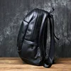 NZPJ Leather Men's Backpack Natural Cowhide Large Capacity Travel Bag Outdoor Schoolbag Business Computer Bag For 15 Inch Laptop 4