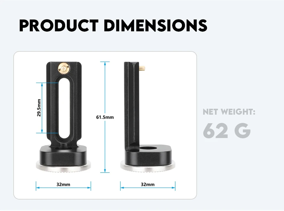 Description Picture 4 of itemKAYULIN ARRI Type Rosette Lock With 15mm Rod Clamp/NATO Clamp/NATO Rail For DSLR RIG Film Camera Grip Handle Extension Arm DIY
