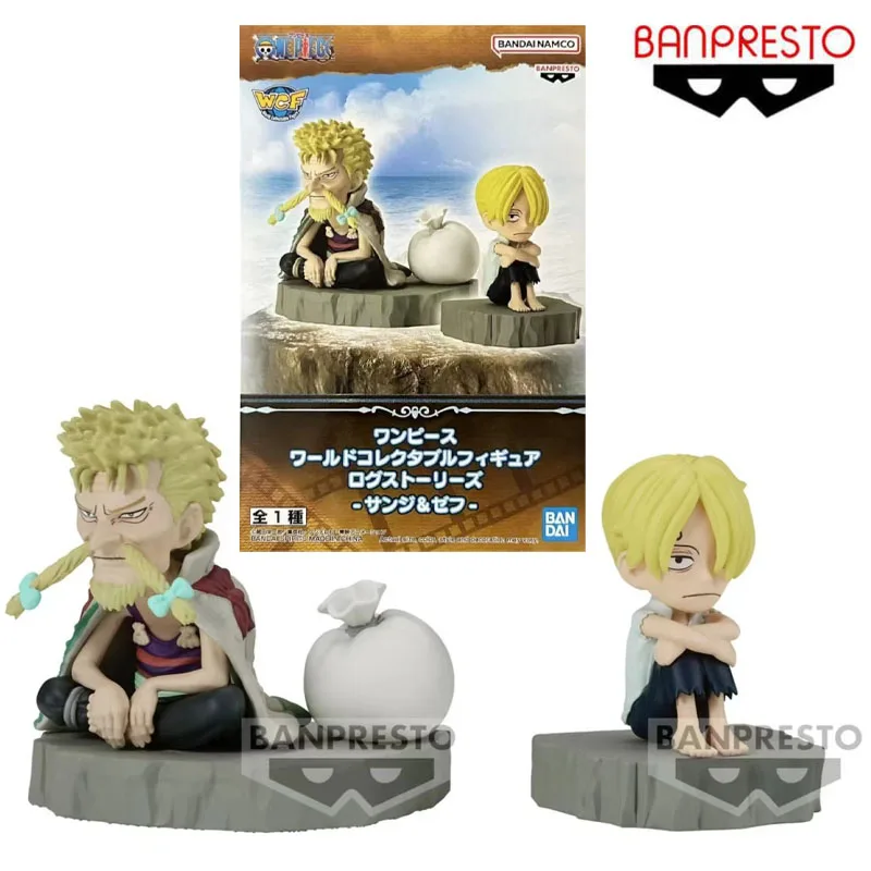 Banpresto Original Wcf Log Stories One Piece Anime Figure Zeff E Sanji Action Figure Toys For Boys Girls Kids Regali Di Compleanno