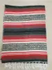 Mexican Blanket Travel Striped Rainbow Beach Blankets Mat for Beds Outdoor Picnic Sofa Cover with Tassel 1