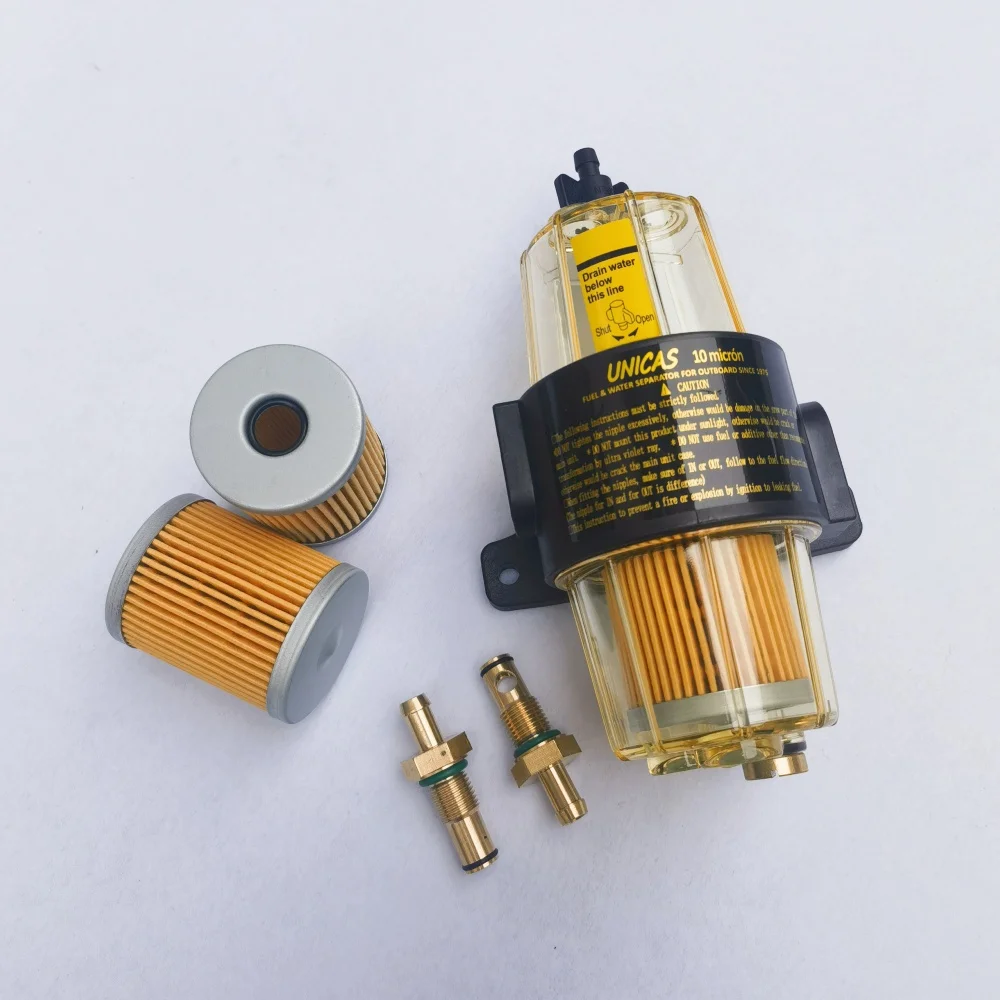 Fuel Filter Element Water Separator Assembly fuel filter fuel filter water separator for Honda Yamaha Suzuki Mercury Outboard Motor Boat Engine UF-10K UF10K