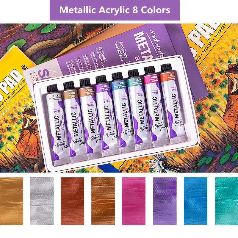 Fluorescent Acrylic Paint Set