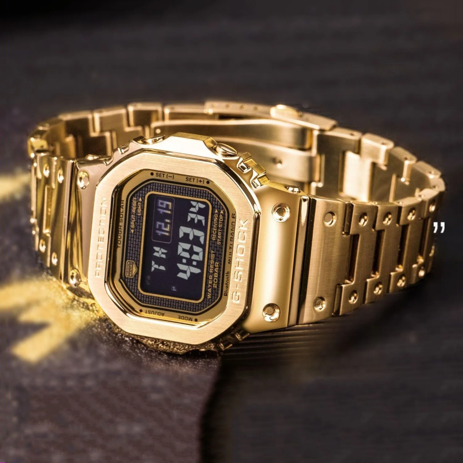 G-SHOCK GMW-B5000 Series Waterproof Watch Men's Gift Solar Men's Watch Metal Case Fashion Watch Multifunctional Stopwatch