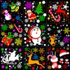 Direct Selling Christmas Holographic Projector 16 Pictures Party Christmas Santa Claus Projection Lamp Window Film Projector 2