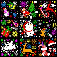 Direct Selling Christmas Holographic Projector 16 Pictures Party Christmas Santa Claus Projection Lamp Window Film Projector 2